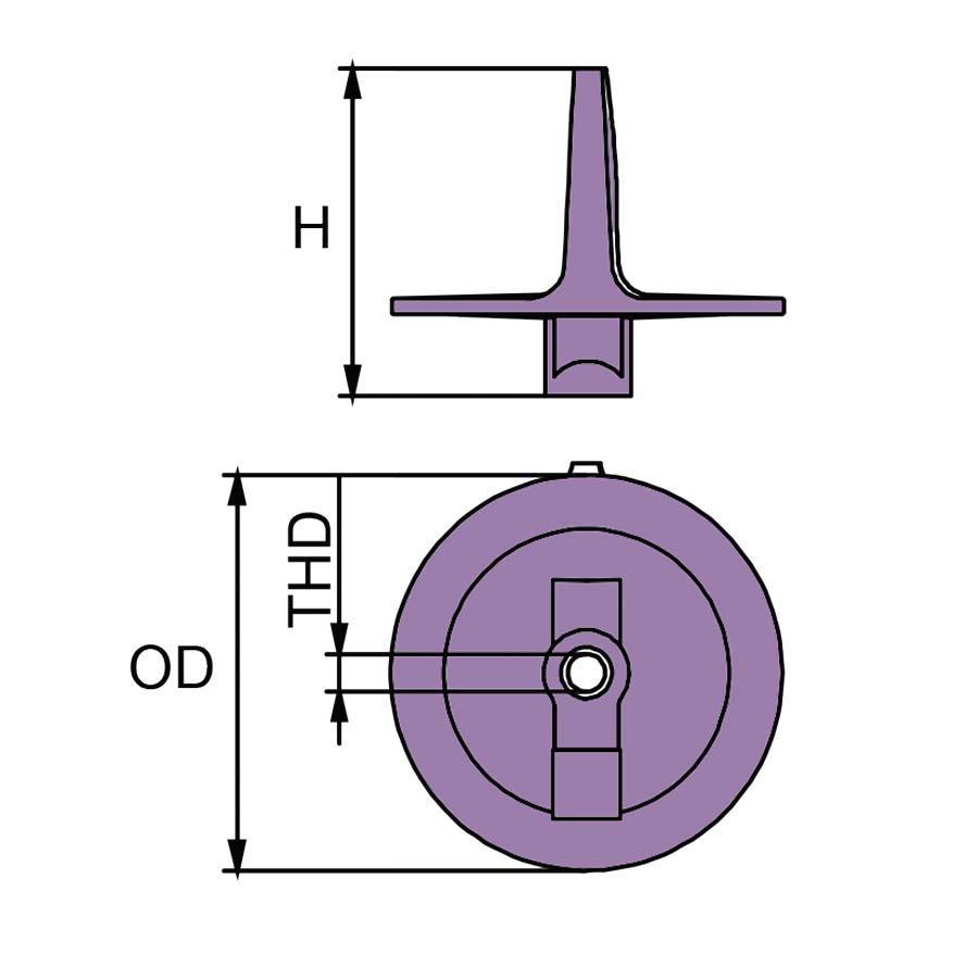 822777Q1 Trim Tab Anode for Mercury or Mariner Outboards and MerCruiser Stern Drives Using High Rake Propellers - 4Boats