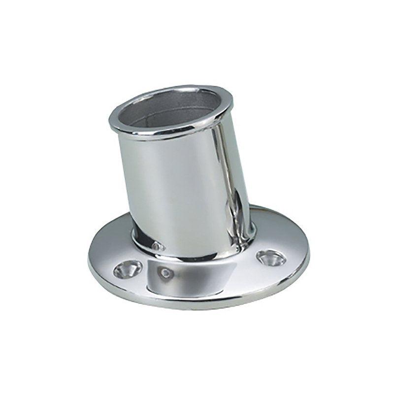 Talamex Flagpole Holder Stainless Steel — Angled Deck-Mount | 4Boats