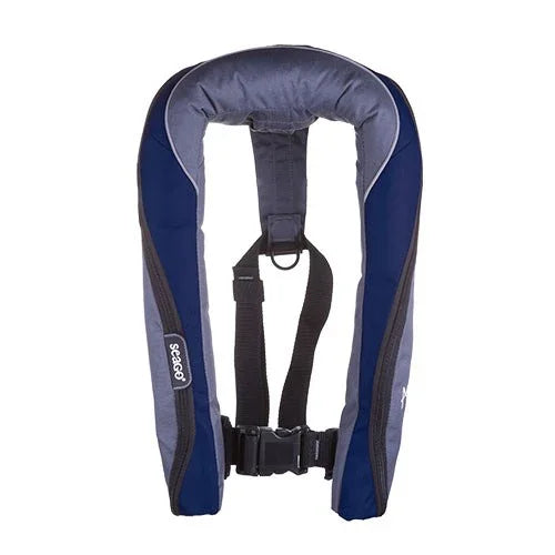 Seago Active 190N Manual Lifejacket – Lightweight Safety with Cylinder Safe & 3D Contour Fit
