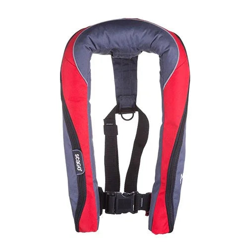 Seago Active 190N Manual Lifejacket – Red/Carbon