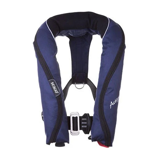 Seago Active Active Active 190N Navy | Carbon Auto Lifejacket | 4Boats