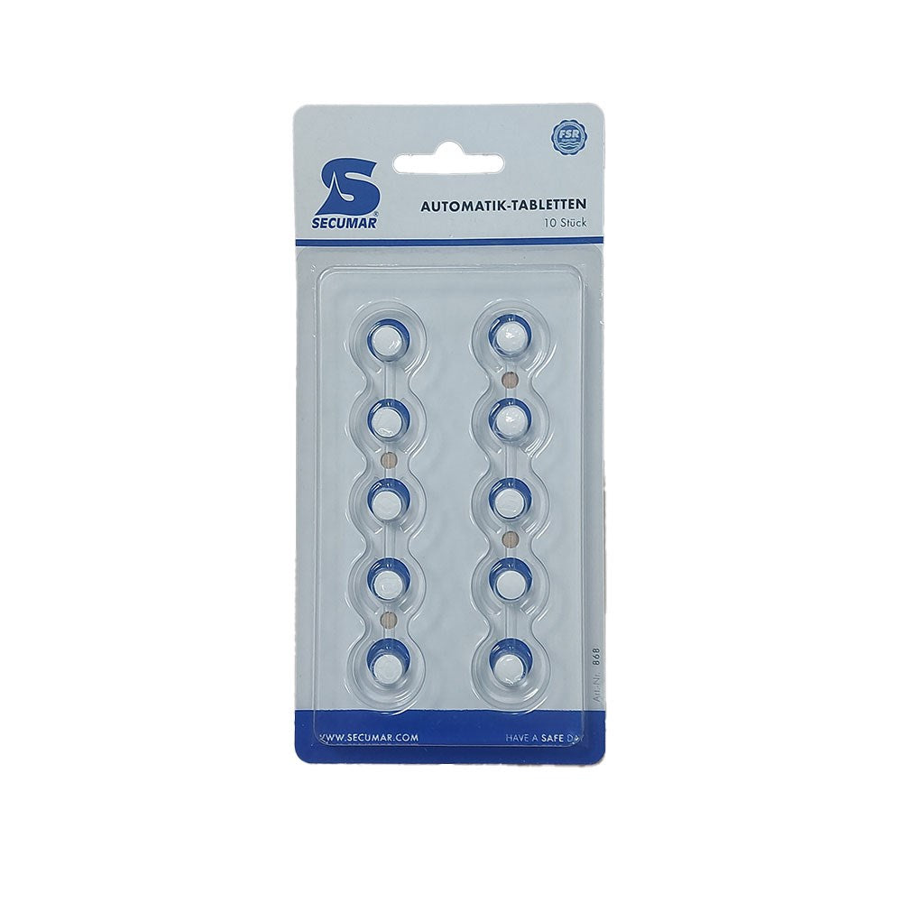 EasyToo MOB Replacement Activation Pills – Pack of 10 | AIS DSC MOB Device Re-Arming Tablets