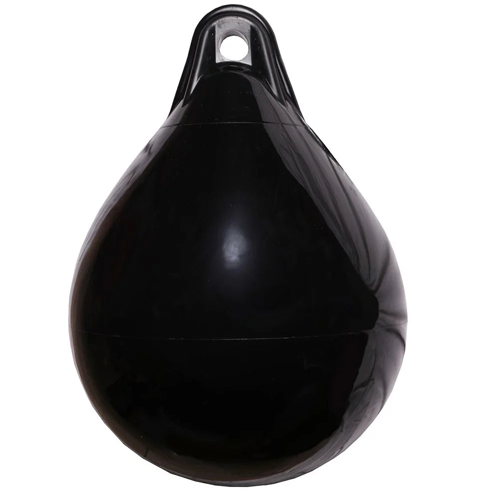 Black Solid Head Buoy | 55×73cm High | Buoyancy Mooring | 4Boats