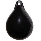 Black Solid Head Buoy 45 × 62 cm | Mooring Float | 4Boats