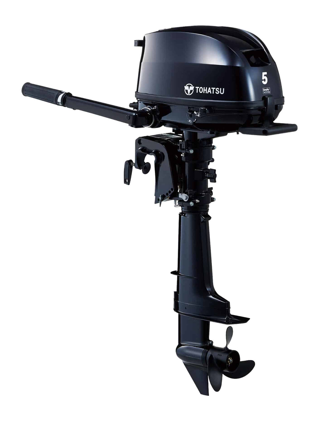 Tohatsu 5HP 4-Stroke Outboard – Short Shaft, Dual System with Integral Tank | OEM D-MFS5DS S + PDA