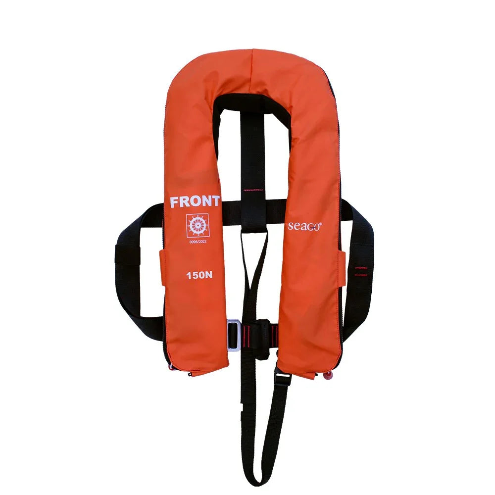 SOLAS 150N UML Pro | Sensor Automatic Lifejacket with Harness | 4Boats