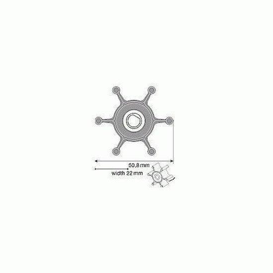 Aquafax Johnson Impeller Nitrile F4B-19 - 4Boats
