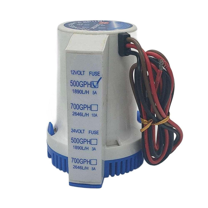 Automatic 12v Bilge Pump 500gph With Internal Float Switch Auto 500gph Water Boat Rib - 4Boats