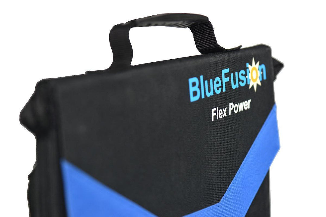 BlueFusion Portable Folding Solar Panel 50W, 100W, 120W for 12V/24V Lithium Battery - 4Boats