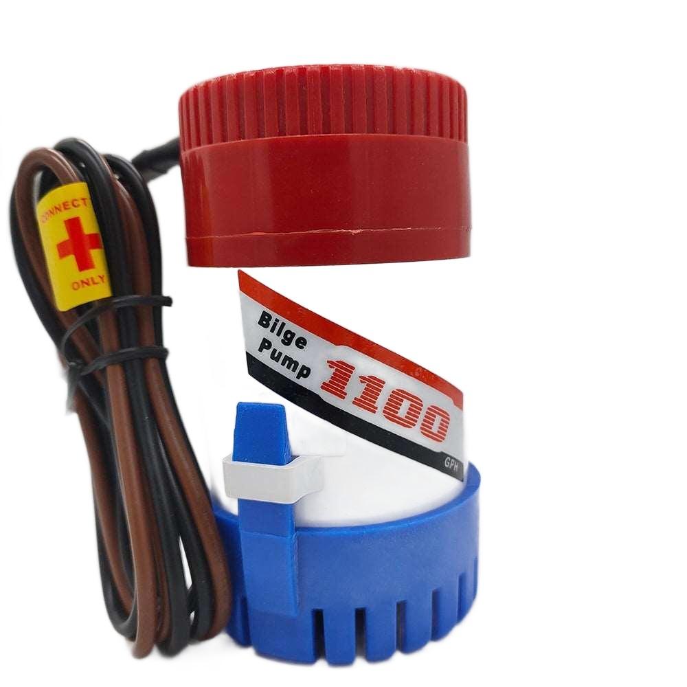 Boat Bilge Pump Marine 1100 GPH 12V Bilge Water Pump RIB - 4Boats