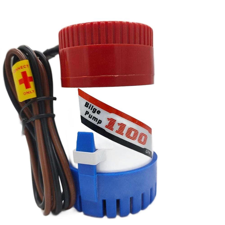 Boat Bilge Pump Marine 1100 GPH 12V Bilge Water Pump RIB - 4Boats