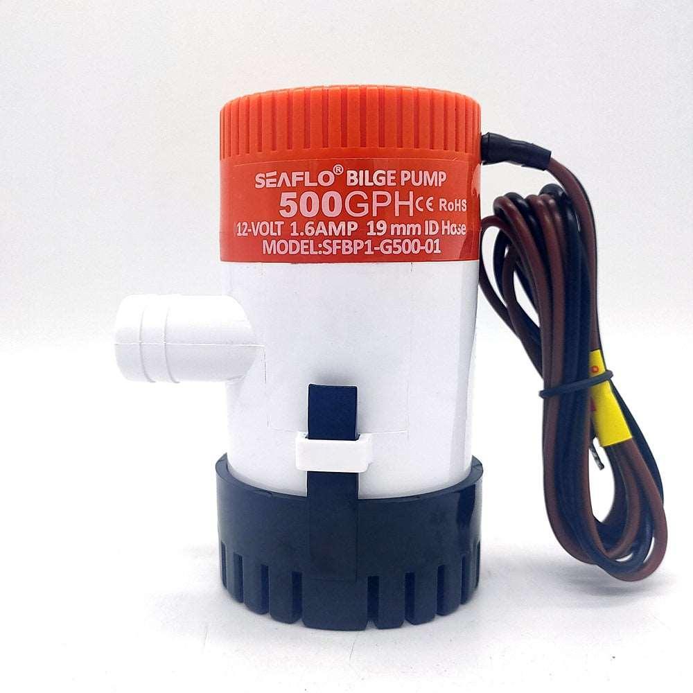 Boat Bilge Pump Marine 500 GPH 12V Bilge Water Pump RIB - 4Boats