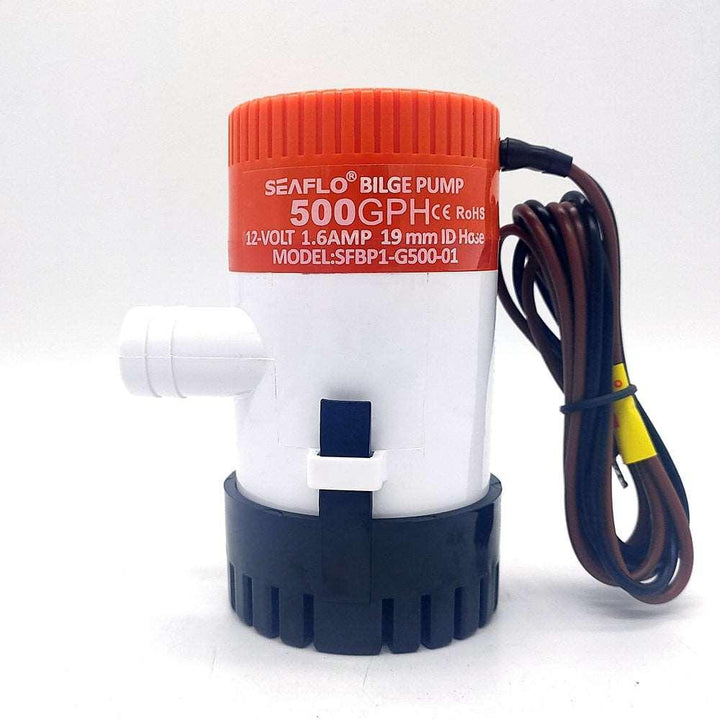 Boat Bilge Pump Marine 500 GPH 12V Bilge Water Pump RIB - 4Boats