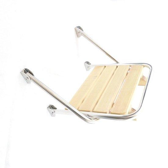 Boat Swim Platform, 316 Stainless Steel and Teak Wood – 500mm Wide - 4Boats