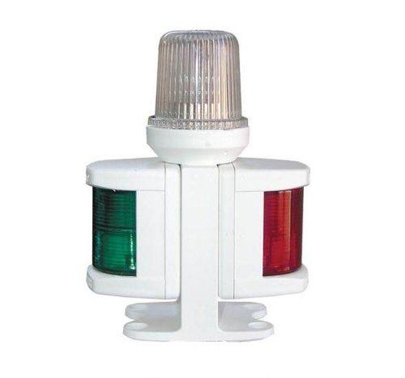 CLASSIC 12 All-round Light & Starboard & Port Lights, with white housing - 4Boats