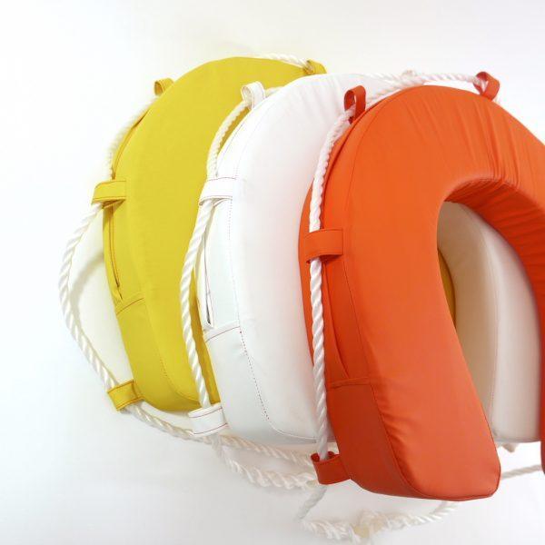 Complete Man Overboard Kit – Horseshoe Lifebuoy, LED Light and Backet - 4Boats