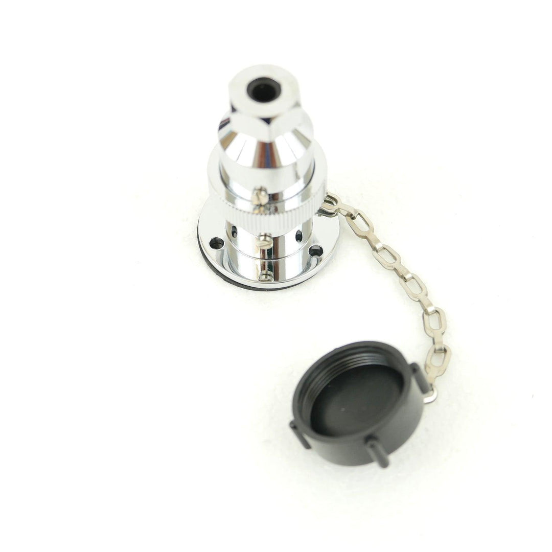 Deck Connector Waterproof Plug & Socket 2 Pin, With Plastic Cap - 4Boats