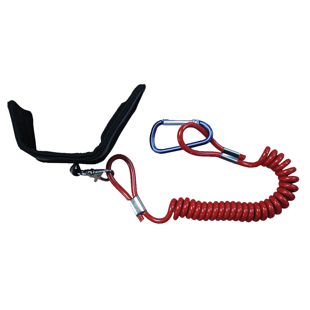 DELUXE COIL PADDLE LEASH - 4Boats