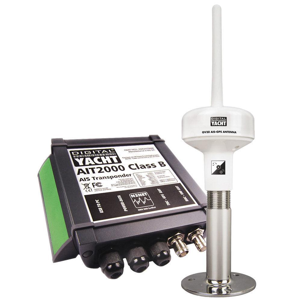 Digital Yacht AIT2000 AIS Class B AIS Transponder Plus GV30 Bundle - 4Boats