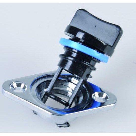 Drainplug 3/4 Chrome Base - 4Boats