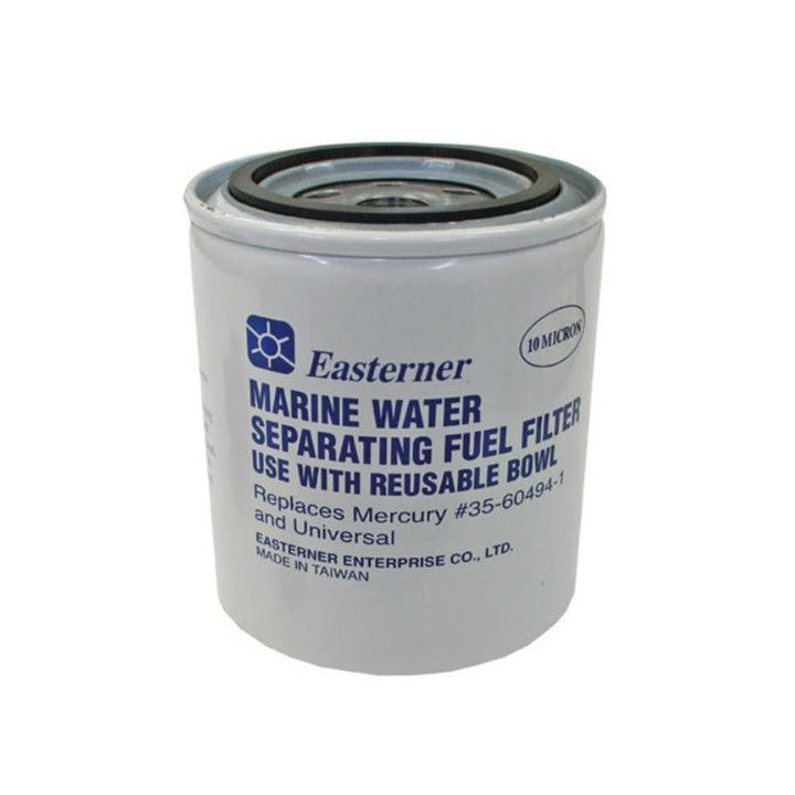 Eastern Marine Water Separating Fuel Filter designed for use with reusable bowl and Mercury engines
