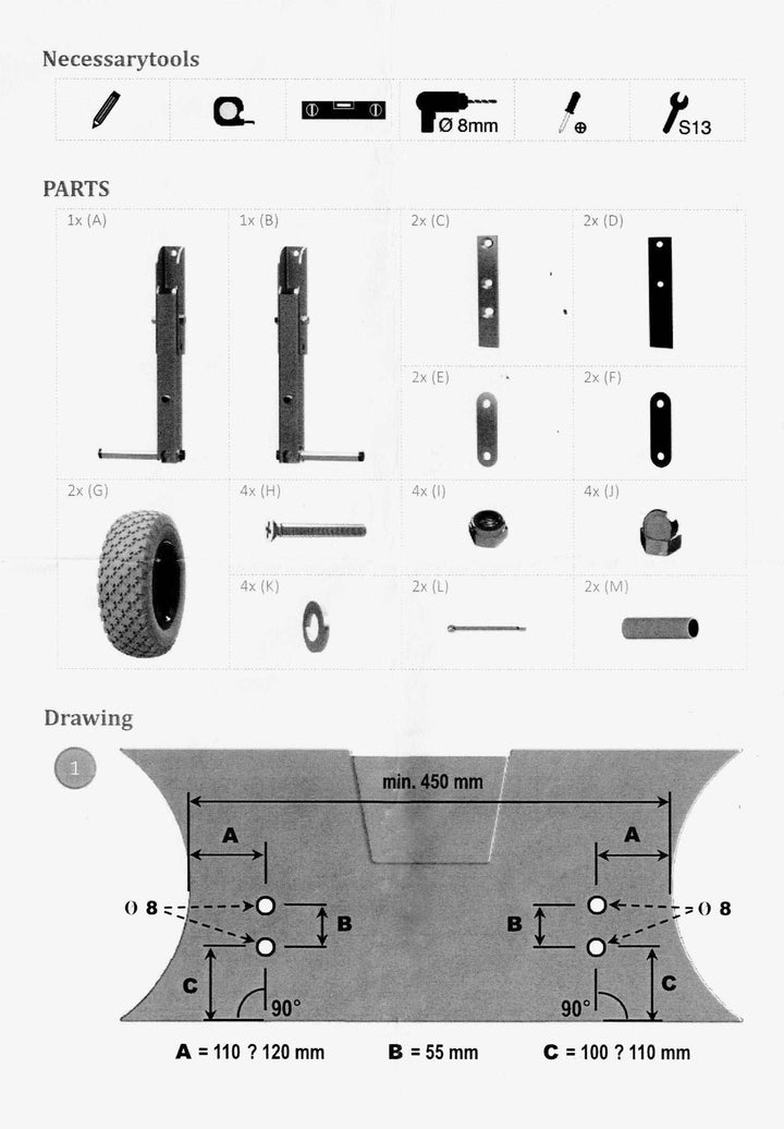 EasyFlip Launching Wheels - 4Boats