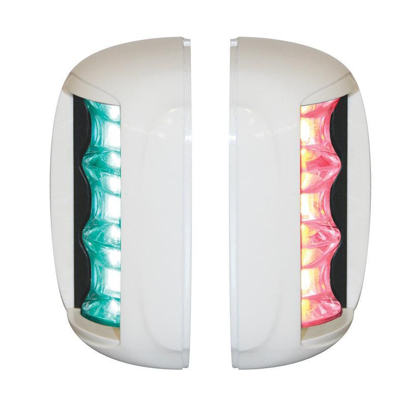 FOS LED 20 Starboard & Port Lights 112,5ø, Set, with black housing - 4Boats