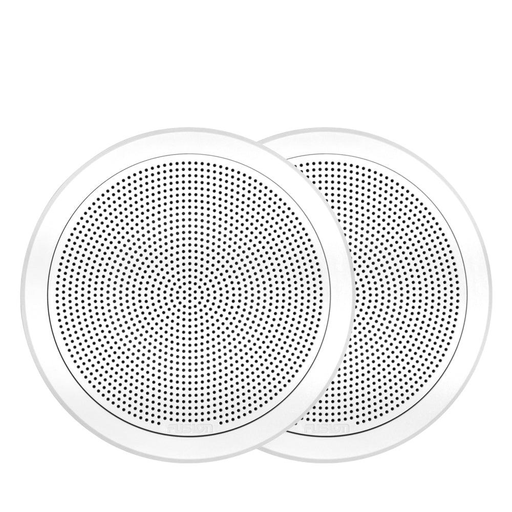 Fusion FM-F77RW 7.7" Flush Mount Round Marine Speakers 200W - White - 4Boats