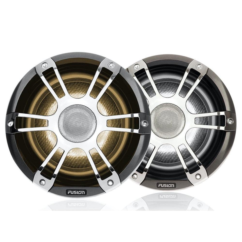 Fusion SG-FL772SPC 7.7" CRGBW LED Marine Speakers 280W - Sports Chrome - 4Boats