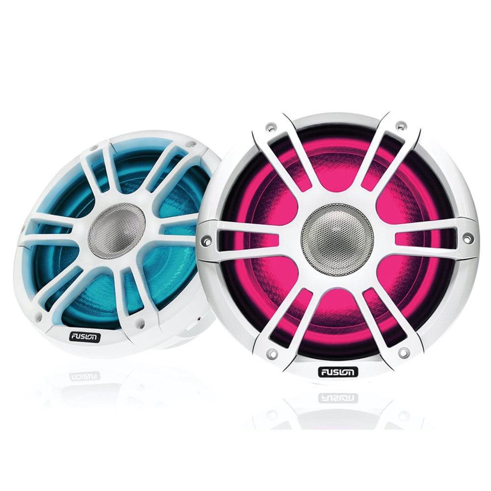 Fusion SG-FL882SPW 8.8" CRGBW LED Marine Speakers 330W - Sports White - 4Boats