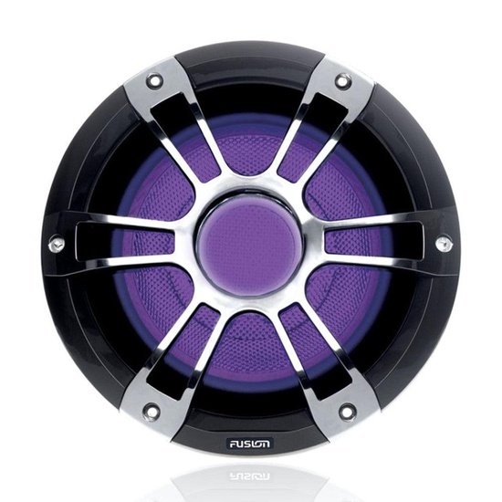 Fusion SG-SL102SPC 10" CRGBW LED Marine Subwoofer 600W - Sports Chrome - 4Boats