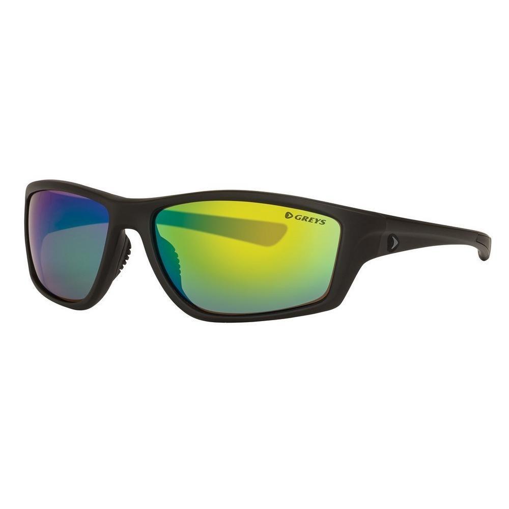 Greys G3 Sunglasses - Matt Carbon / Green Mirror - 4Boats
