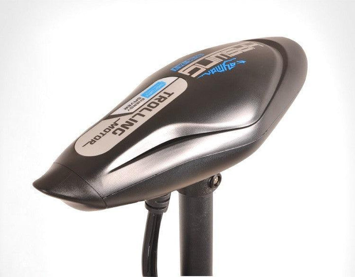 HASWING Cayman T, Transom Mount Electric Outboard Trolling Motor, Wireless Controller - 4Boats