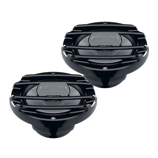Hertz 150W 6.5" HMX 6.5 S IP65 Marine Speakers - Black - 4Boats