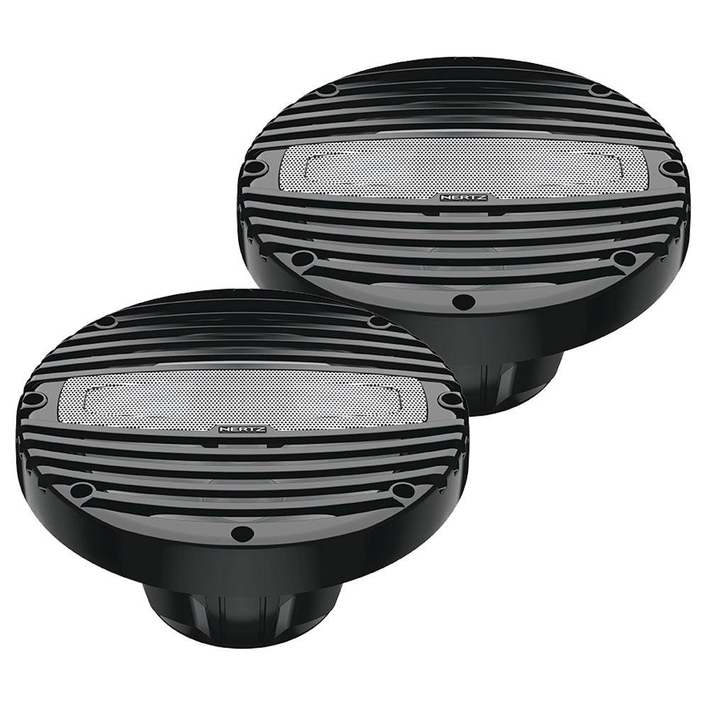 Hertz 200W 8" HMX 8-C IP65 Marine Speakers - Black - 4Boats