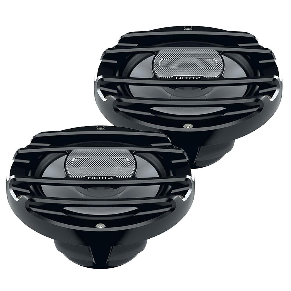 Hertz 200W 8" HMX 8 S IP65 Marine Speakers - Black - 4Boats