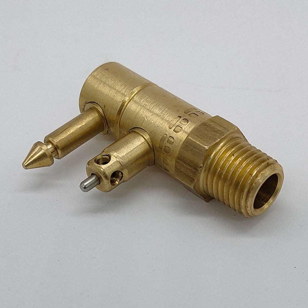 Brass Honda outboard fuel tank fitting with multiple connection points for efficient fuel management