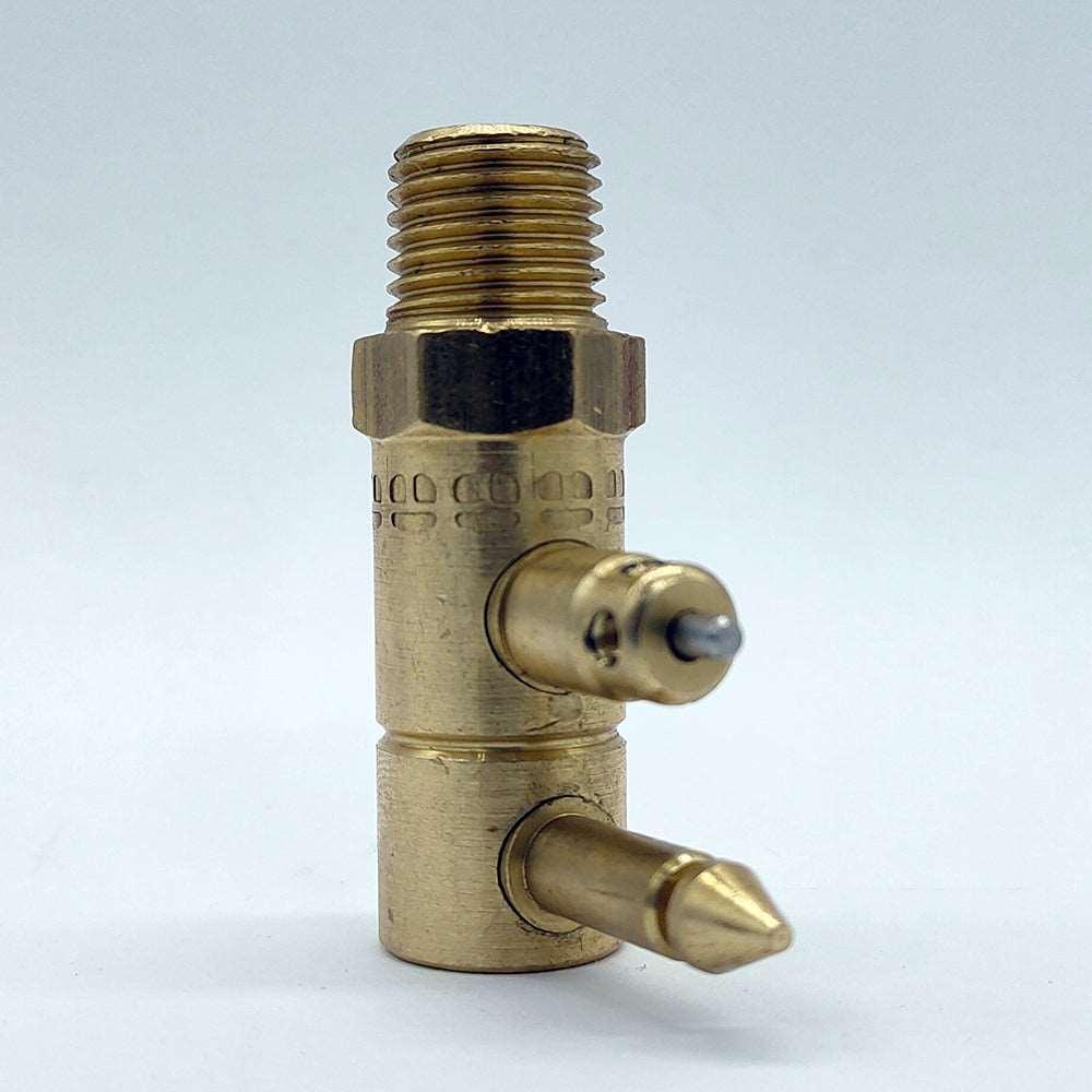 Brass Honda outboard fuel tank fitting for secure fuel connections in marine applications