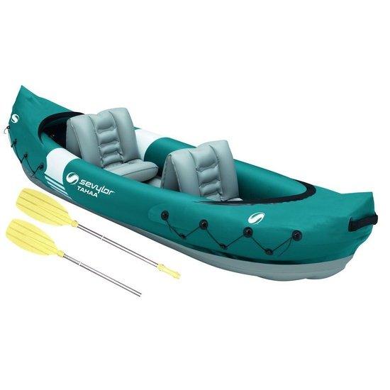 Inflatable Kayak Tahaa Sevylor Kit with Split Paddle - 4Boats