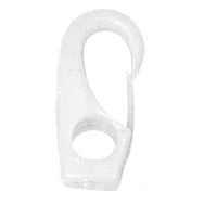 Snap Hook with Eye Ø12x58mm — for Ø8mm Cord, White | 4Boats