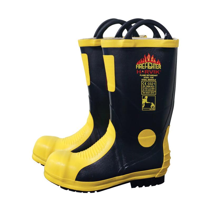 Fireman's Boots No 43-44 - SOLAS/MED Waterproof Steel Toe | 4Boats