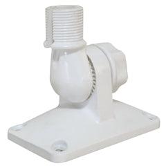Four-way VHF antenna ratchet mount - single-knob, white | 4Boats