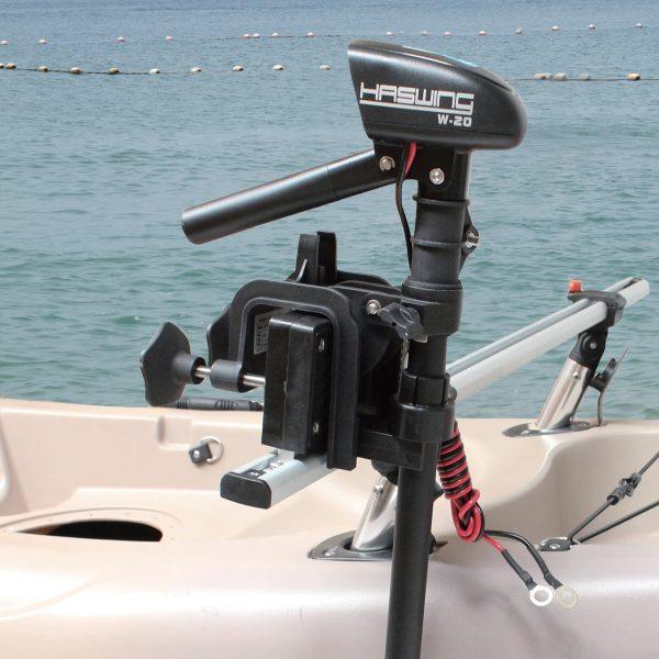 Kayak Pro Lightweight Electric Outboard Trolling Motor, HASWING W20 - 4Boats