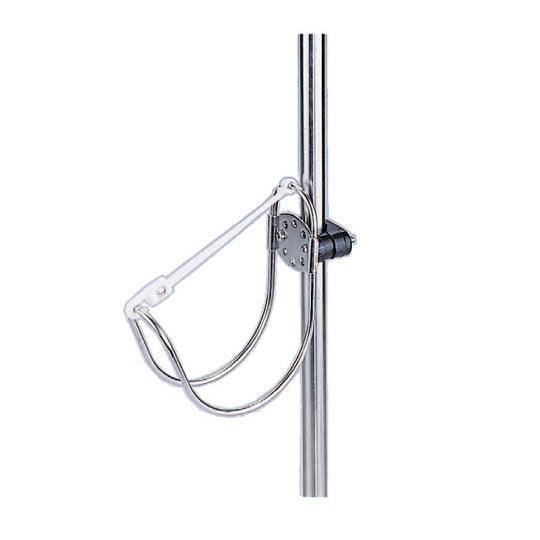 Lifebuoy Ring Horseshoe holder β Stainless Steel, Rail Mount - 4Boats