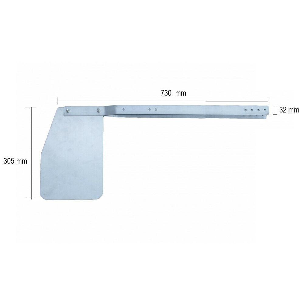 Long Rudder Outboard Engine Steering Bolt On Canal, River, Out Board - 4Boats