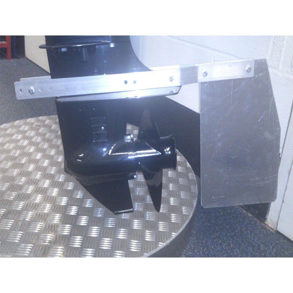 Long Rudder Outboard Engine Steering Bolt On Canal, River, Out Board - 4Boats