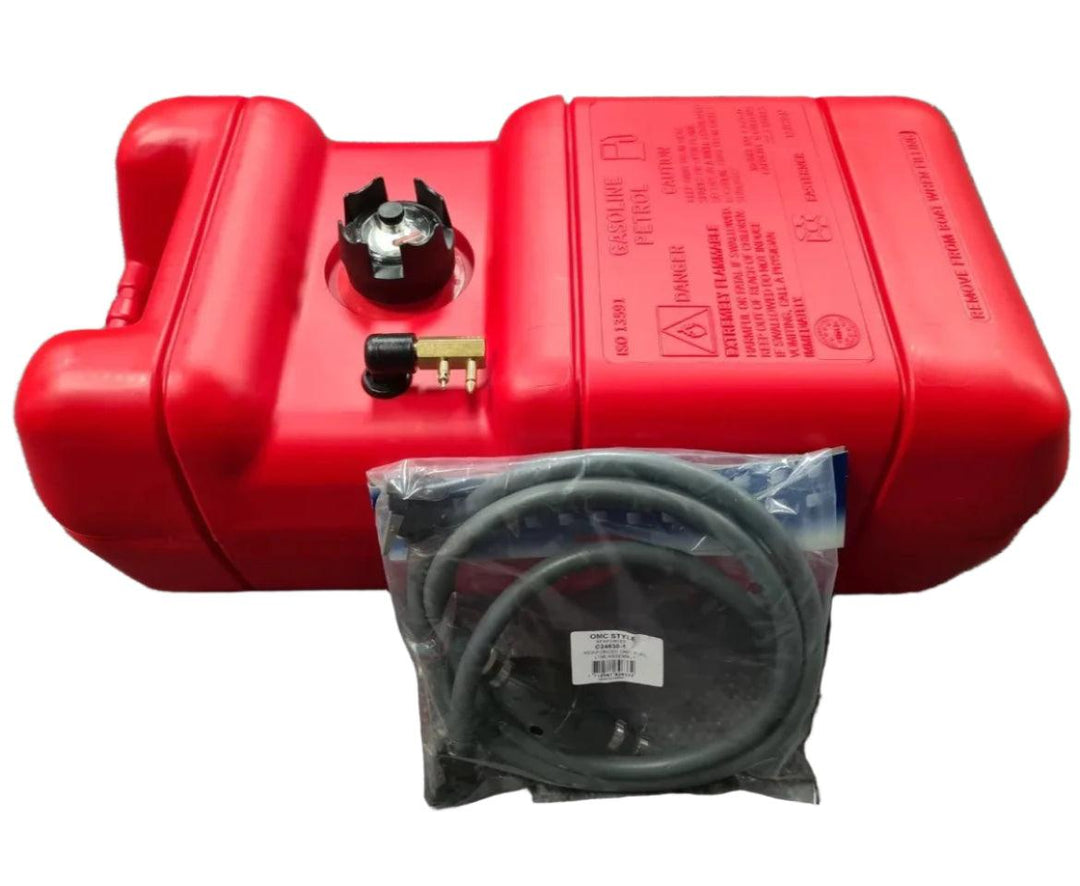 MidlandMarine marine fuel tank 22L with included hose for efficient fuel storage