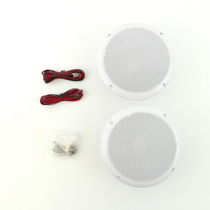 Marine Grade Waterproof Boat Speaker Pair 120W - 4Boats