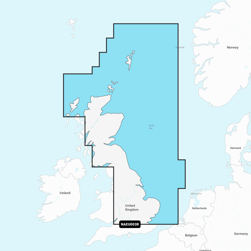 Navionics EU003R Great Britain Northeast Coast Chart | 4Boats