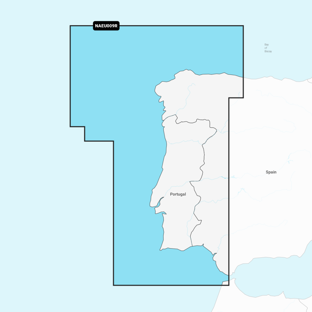 Navionics Regular Chart EU009R | Portugal & Spain NW | 4Boats